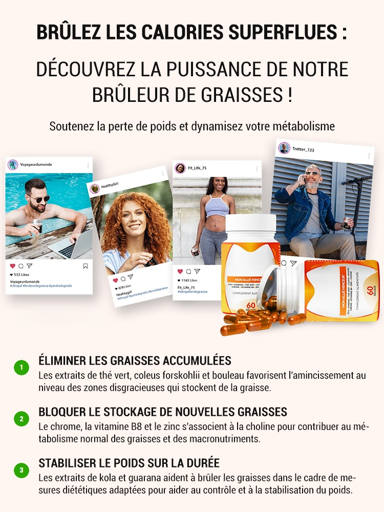 Capsules de nettoyage intestinal et de perte de graisse