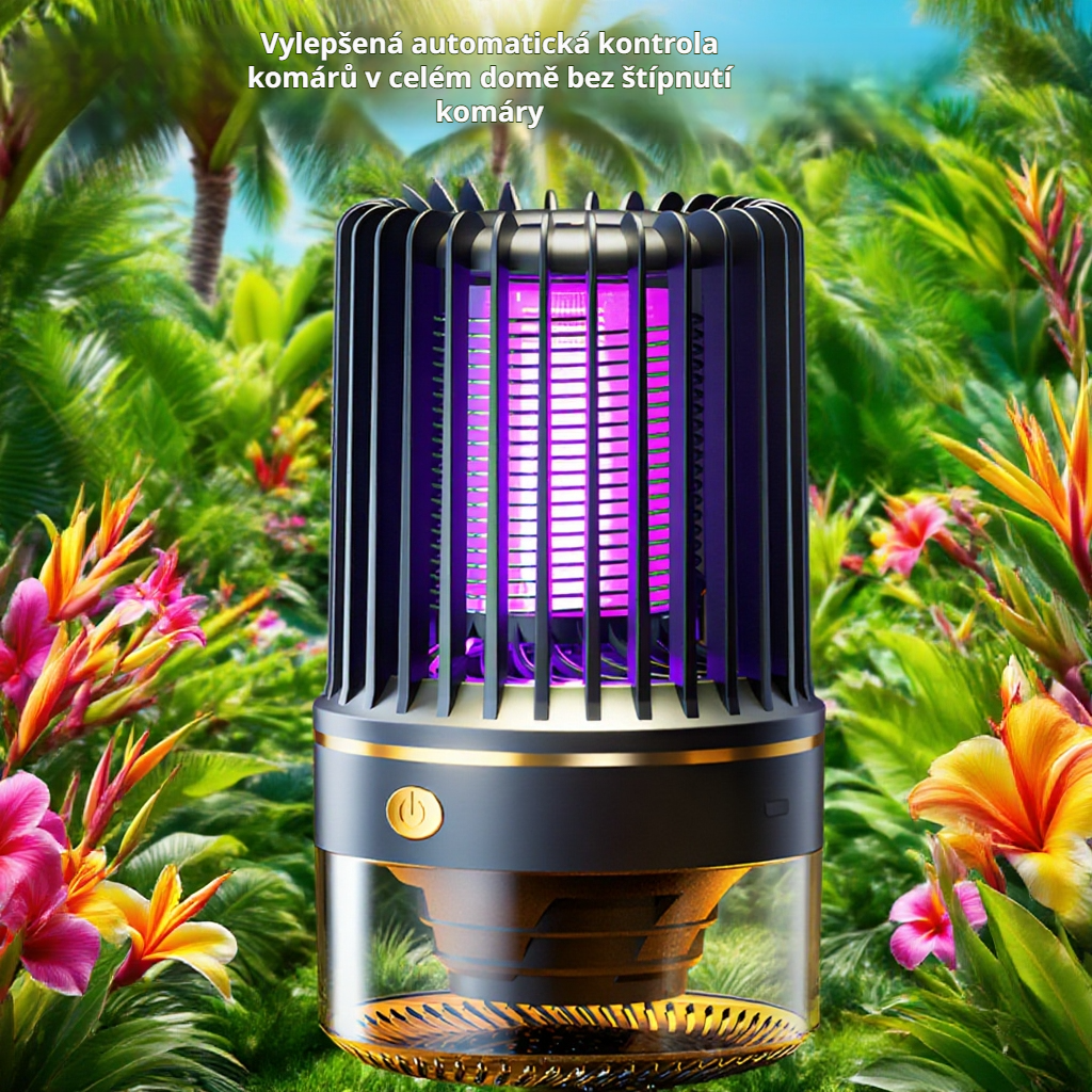 Domácí elektrická lampa na chytání komárů s sáním – účinný odpuzovač