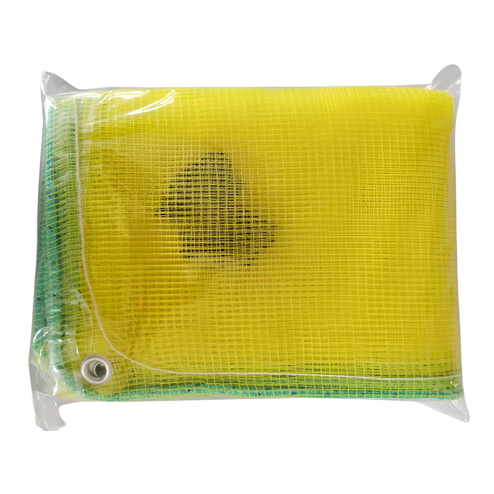 ネットの細部と正方形メッシュの拡大画像