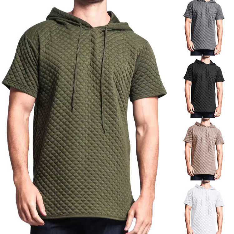 接触冷感半袖パーカー