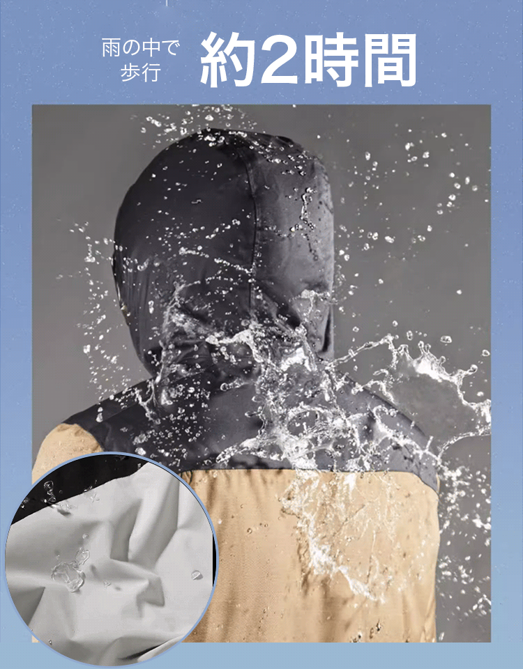 「男女兼用」高機能アウトドアジャケット