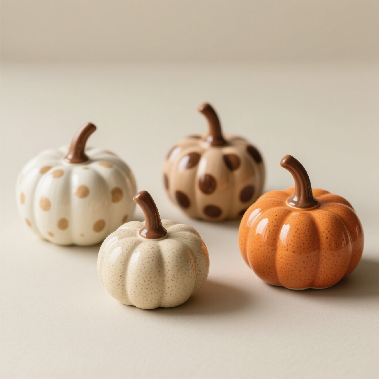 Sada čtyř keramických dýní – prodává se minimálně 4 sady