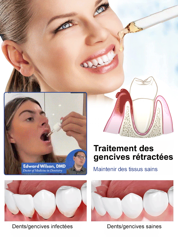 Gouttes de soin pour la régénération dentaire