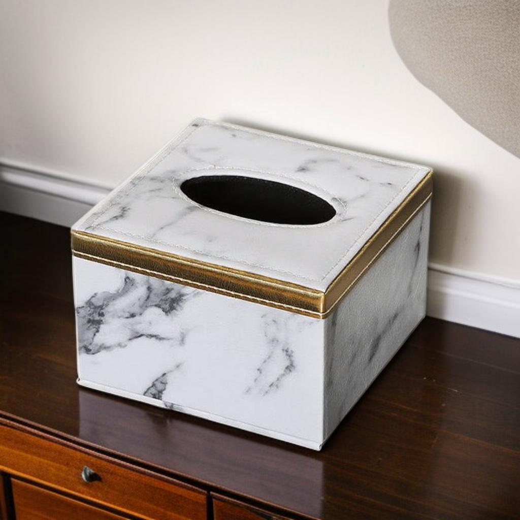 Detailansicht des Lederkastens mit feiner Verarbeitung