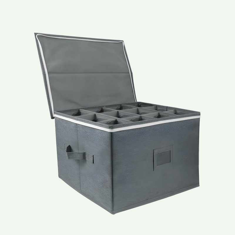 ワイングラス収納ボックス 折りたたみ式