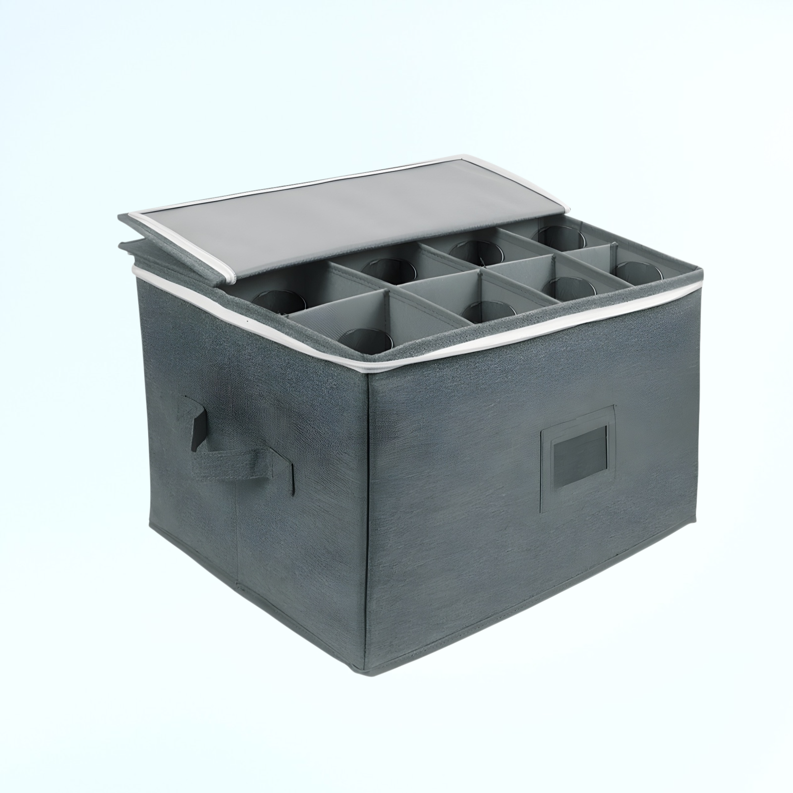 ワイングラス収納ボックス 折りたたみ式