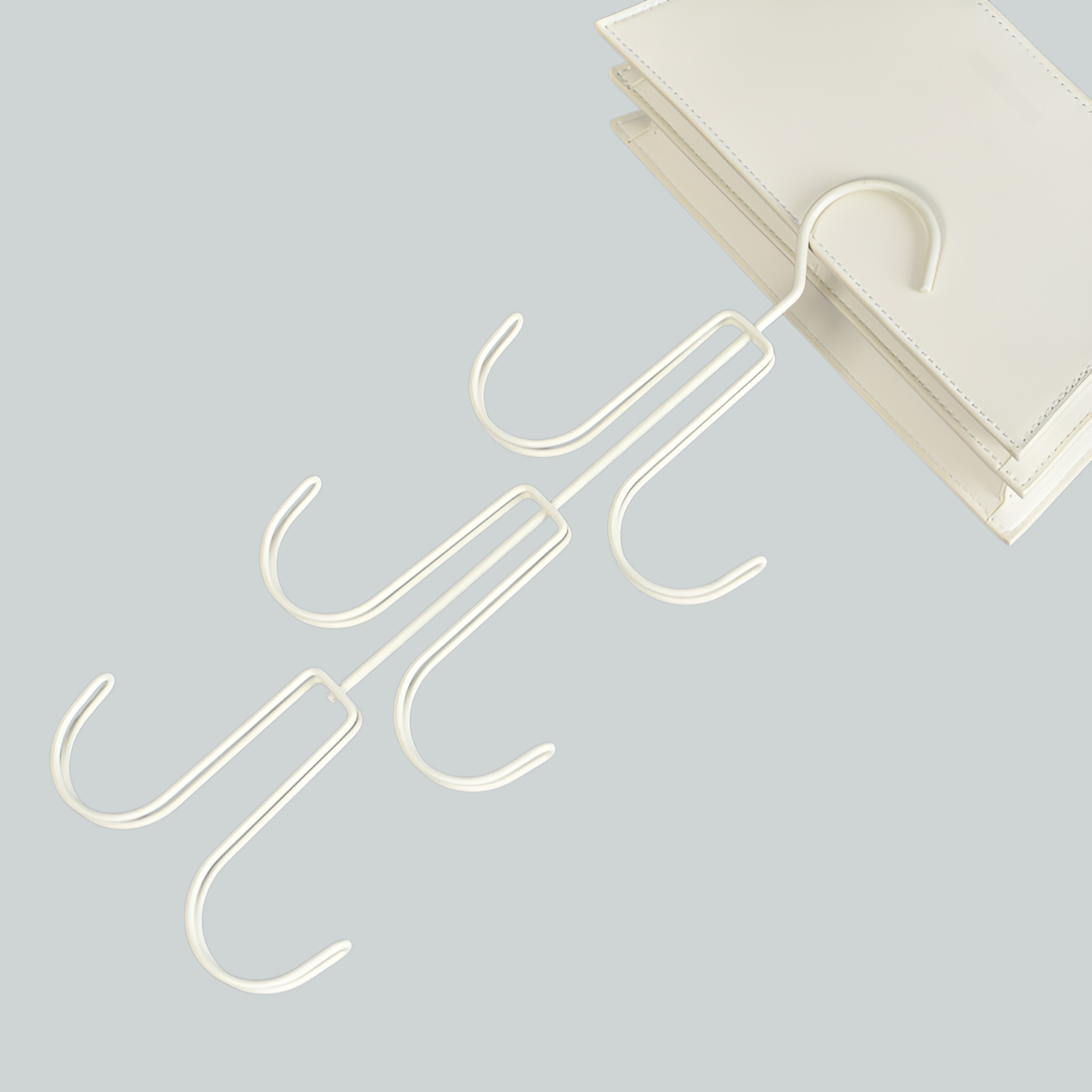 Multifunctional iron bag hanger