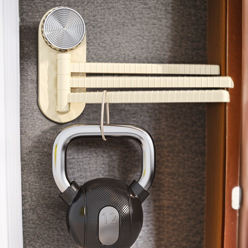 욕실 화장실 후크 펀치 프리 강력 빨대 회전 수건걸이 벽걸이 전용 후크