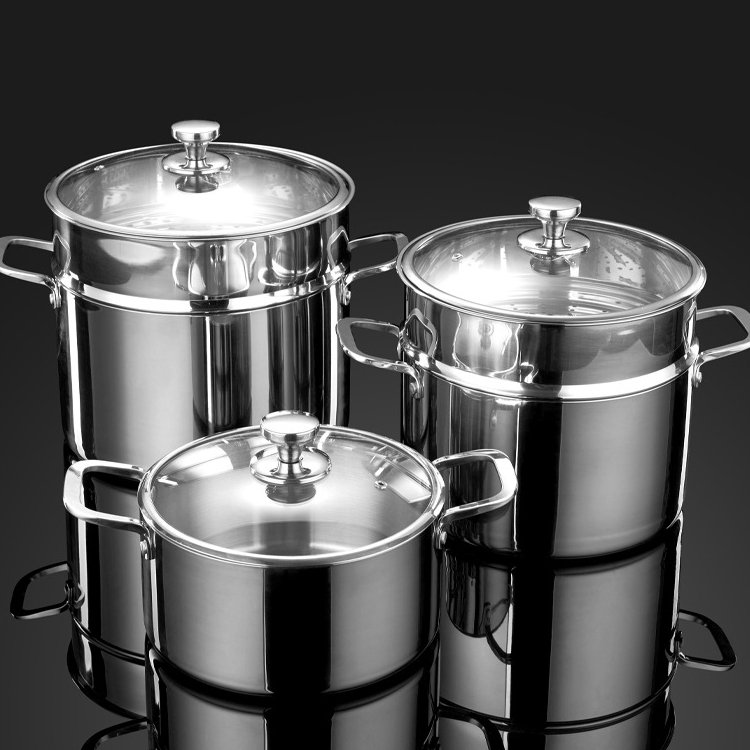 스테인리스 스틸 이중 찜기