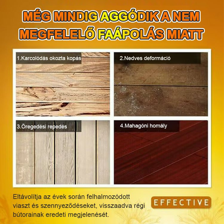 Bútor padlóápolás polírozó fabútorviasz