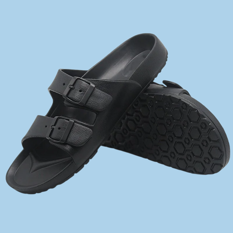 Soft and non slip men's cool slippers for summer