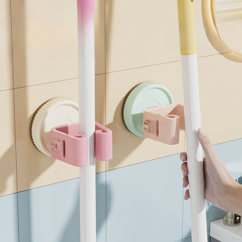 免打孔扫把夹壁挂吸盘