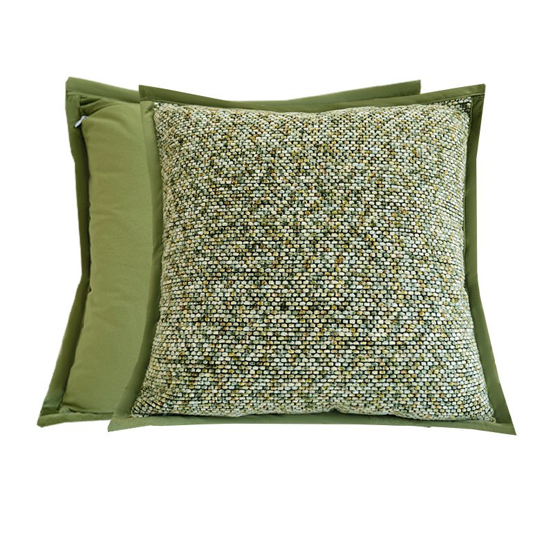 北欧風ラグジュアリーなシェニール織り高級感ヘッドボードクッション