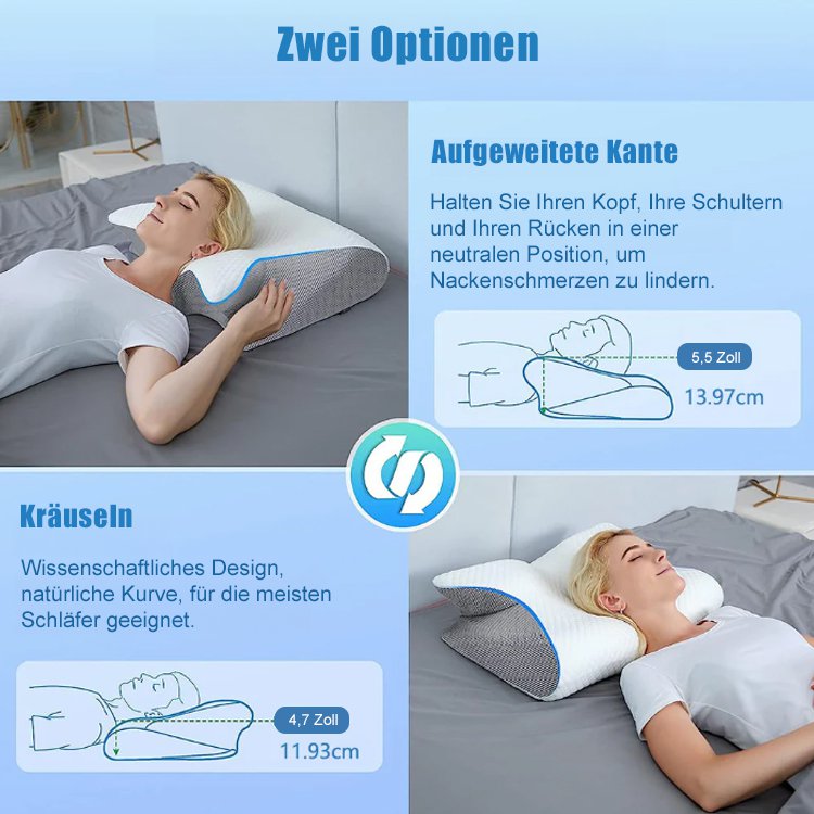 Multidirektionales Schlafhilfekissen in Schmetterlingsform