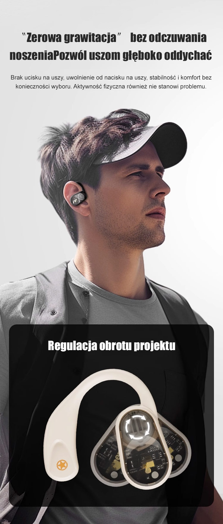 Jeep słuchawki Bluetooth z przewodnictwem kostnym