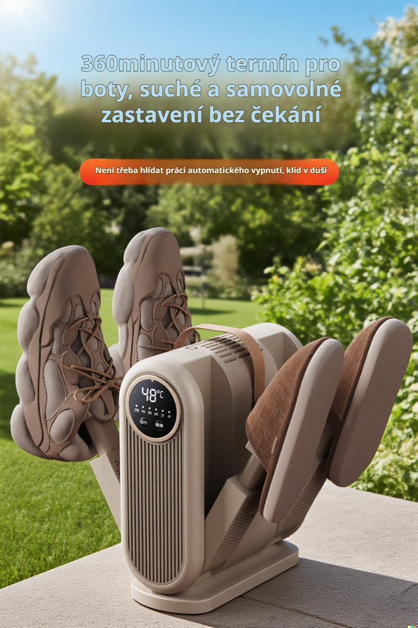 Sterilizace obuvi pomocí domácí sušičky