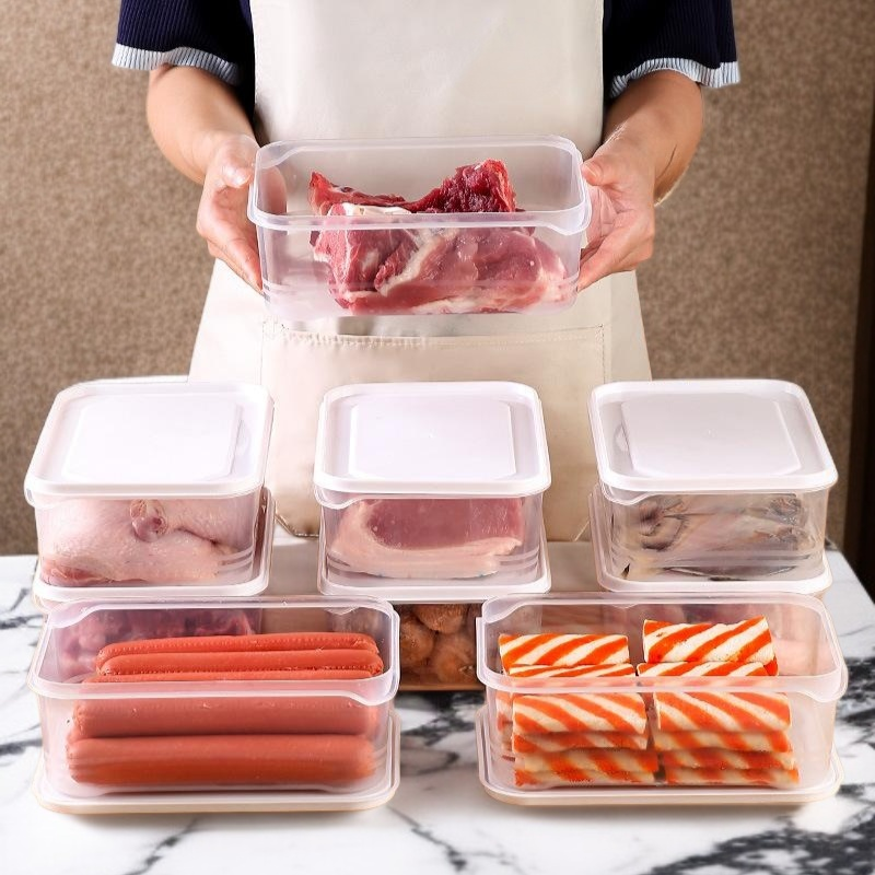 냉장고 정리에 적합한 투명 음식 보관함