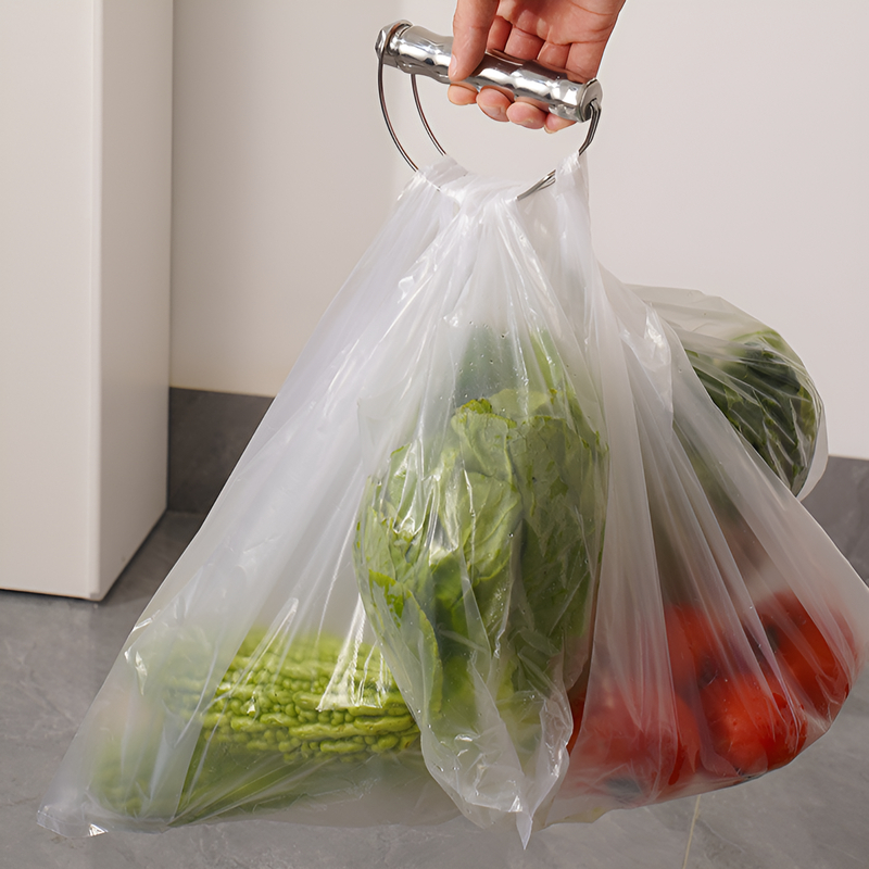 不勒手省力不銹鋼竹節提菜器