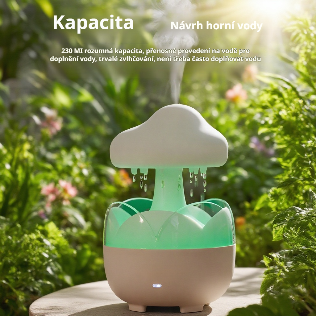 Moderní design difuzéru Raindrop