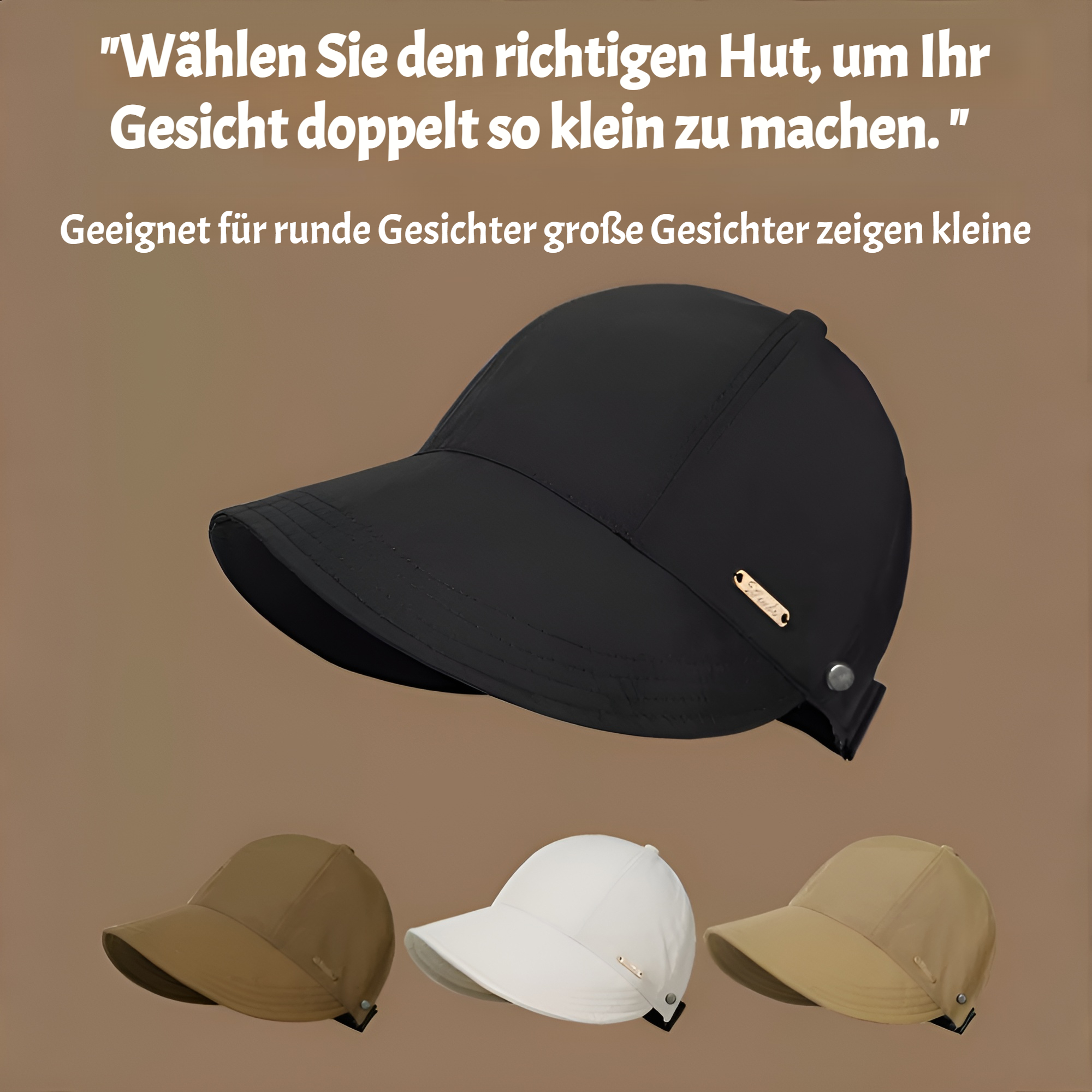 Damen Sonnenhut ideal für Strand und Garten