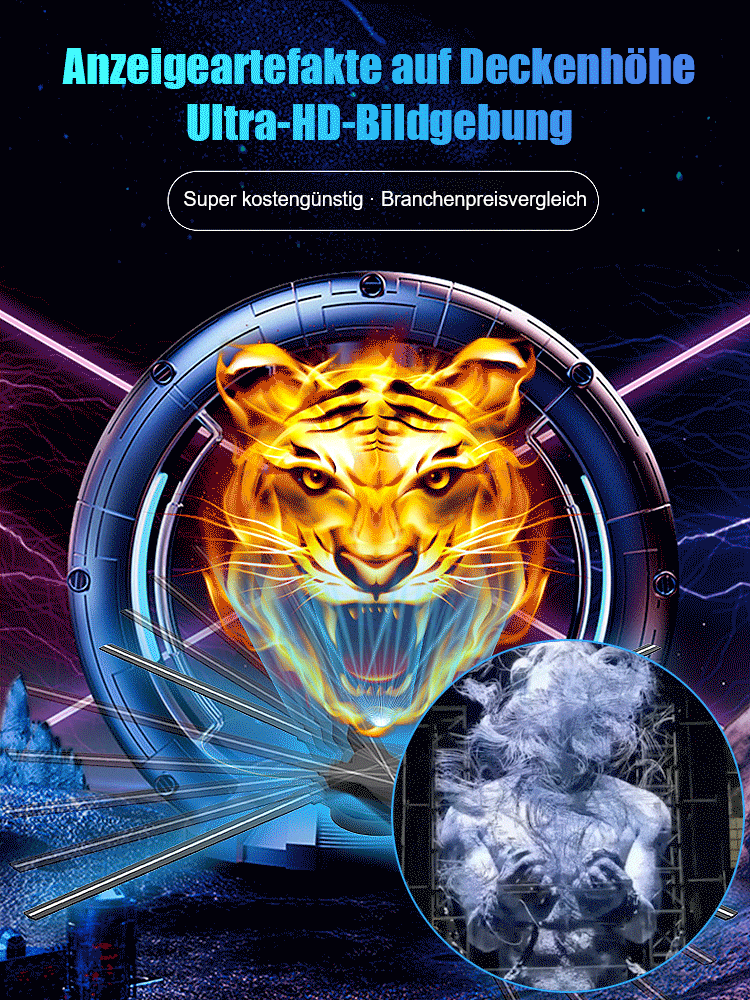 3D-Stereoprojektor mit bloßem Auge