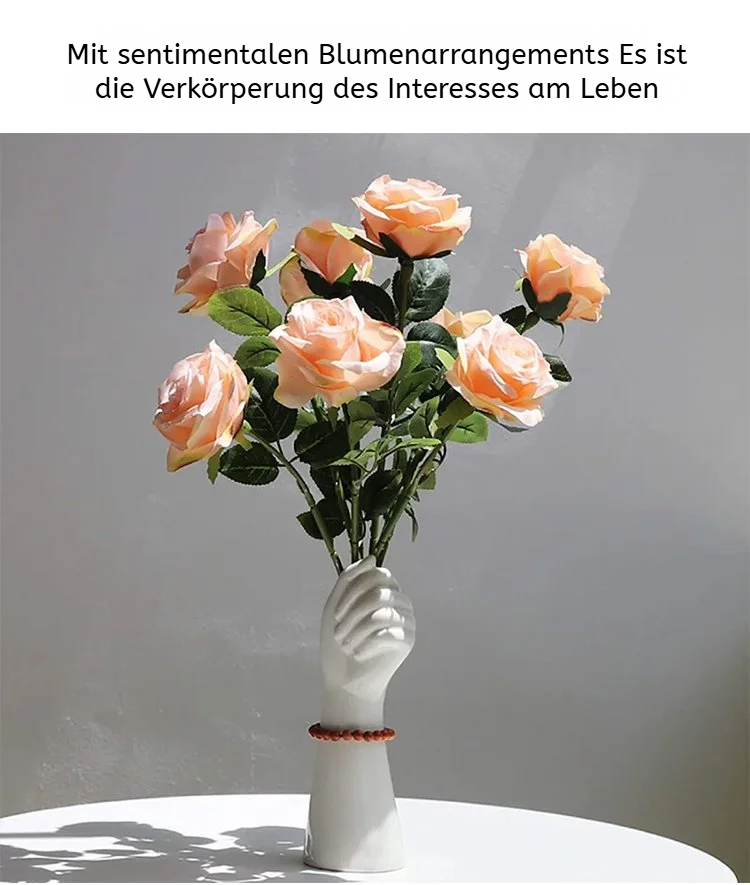 Einzigartige Harzvase mit kreativem Design