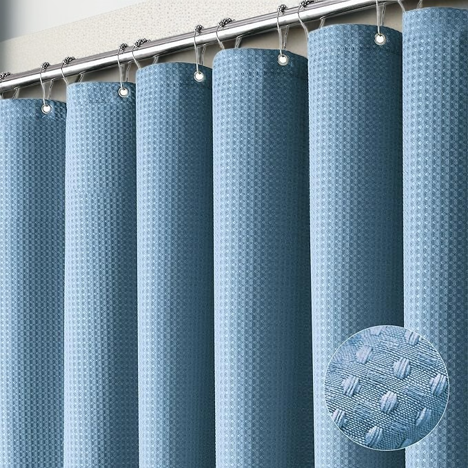 Waffle mildew-proof curtains