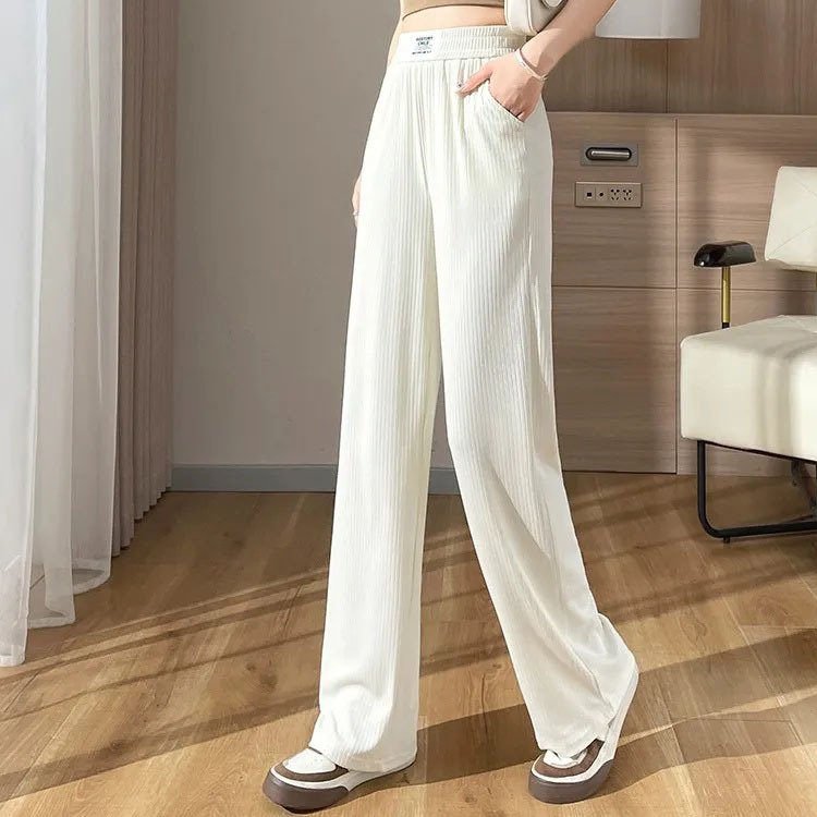 女性アイスシルクワイドパンツ