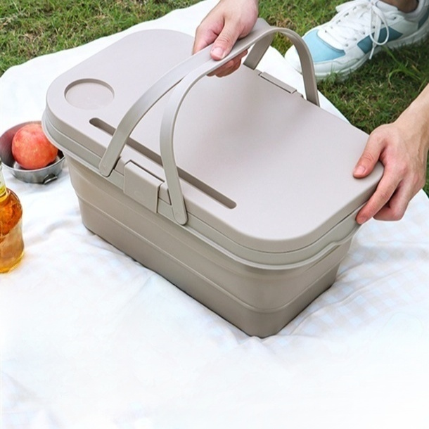 戶外可折疊便攜式收納籃