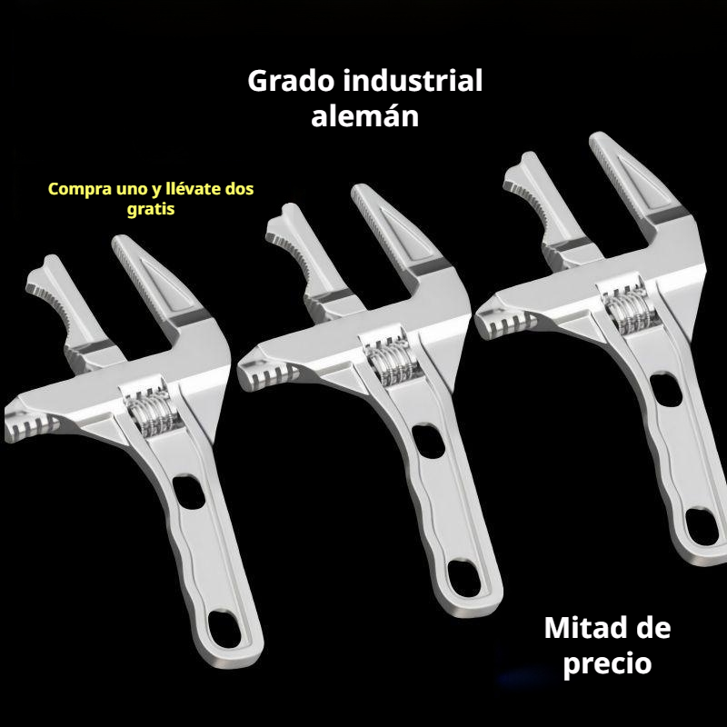 Llave de baño engrosada y duradera, mango corto, apertura grande.