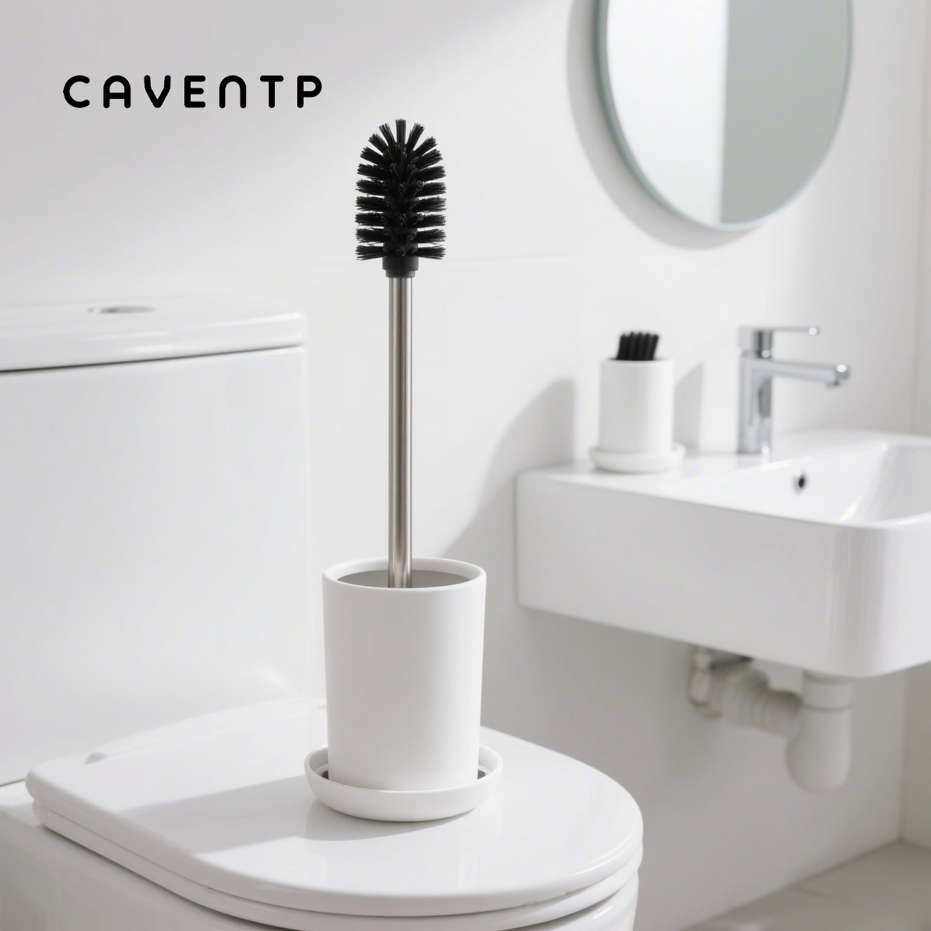 Toilettenbürste für den Heimgebrauch ohne toten Winkel