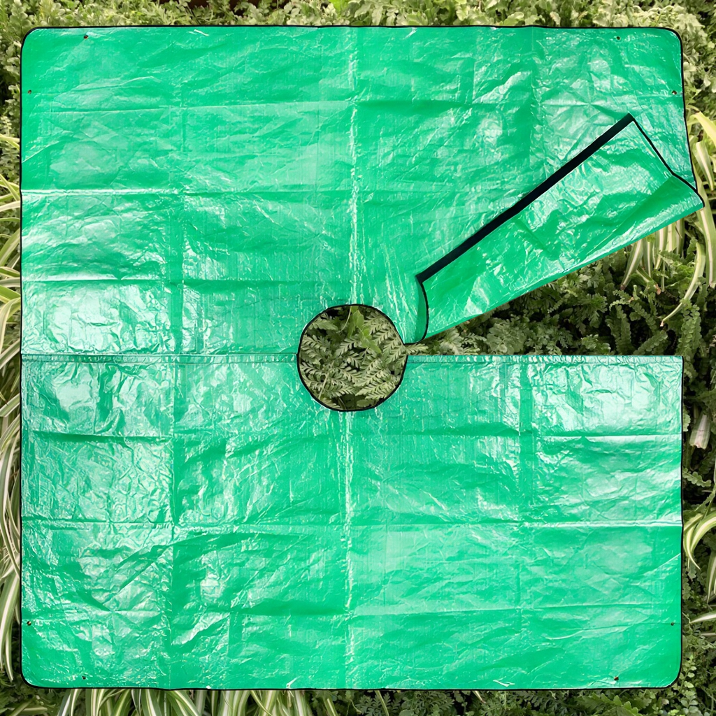 庭木剪定ターポリン葉防水収集ターポリン