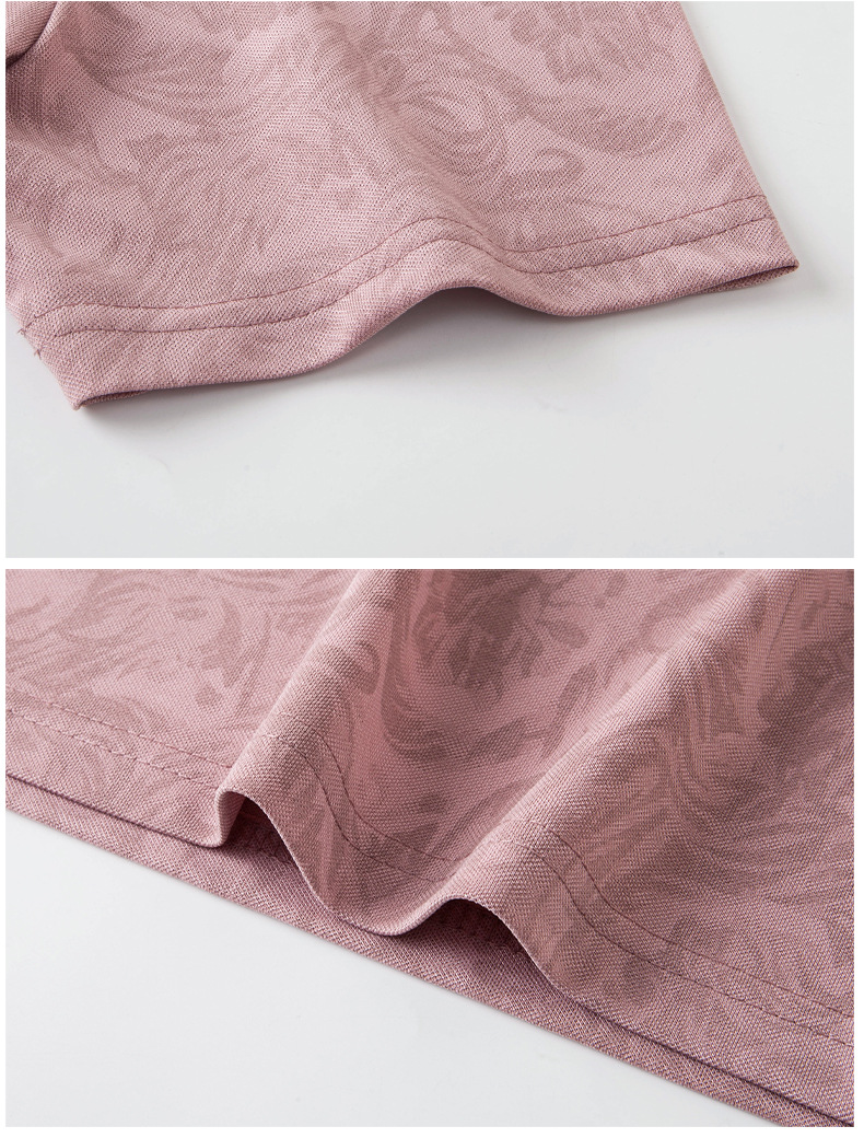 여름용 남성 캐주얼 상의 디테일