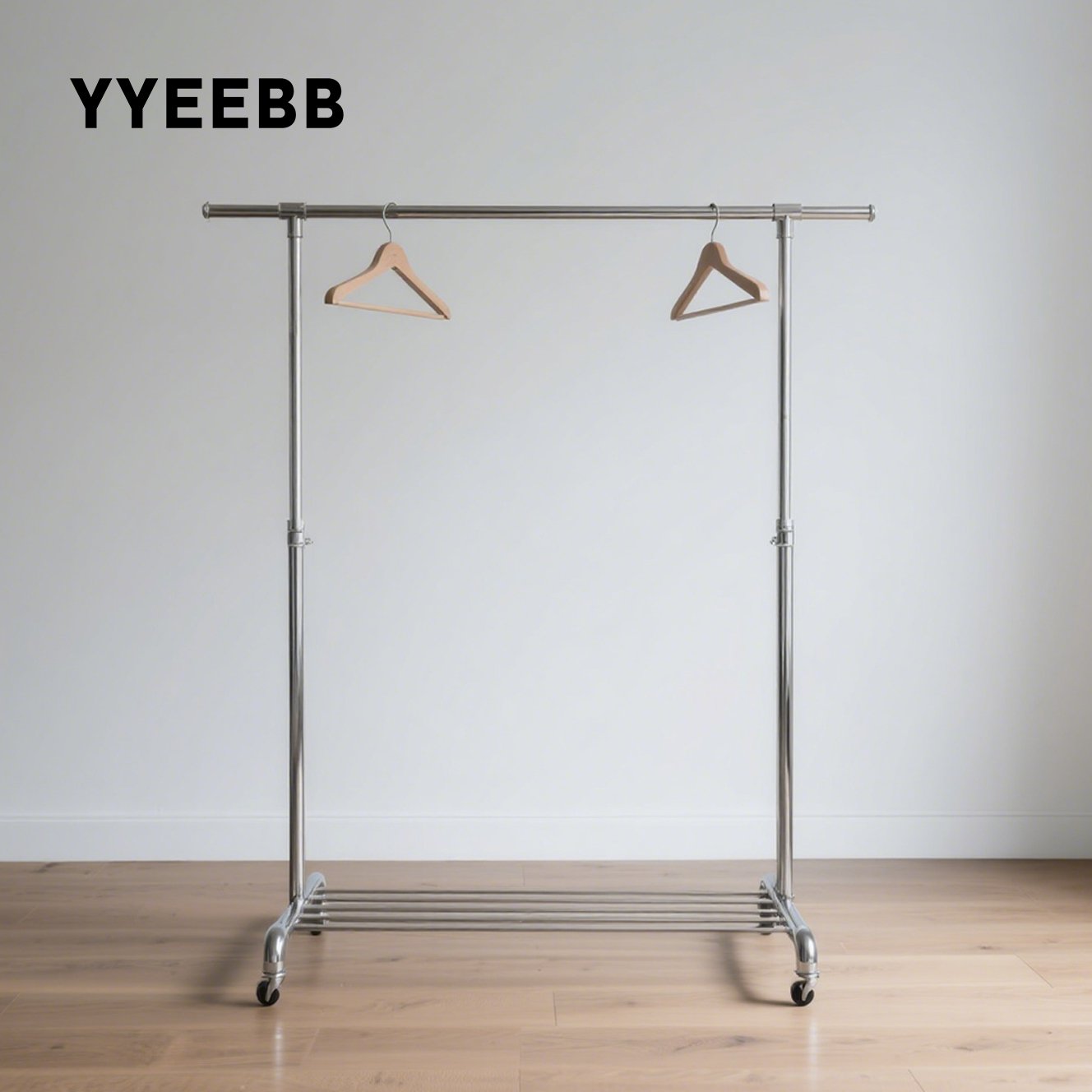 Wielofunkcyjny wieszak na ubrania z metalu