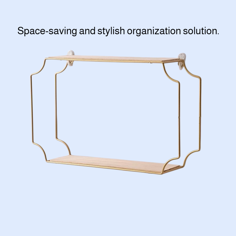  Modern Nordic Wall-Mounted Shelf Set – Home Wall Hanging Rack Trio