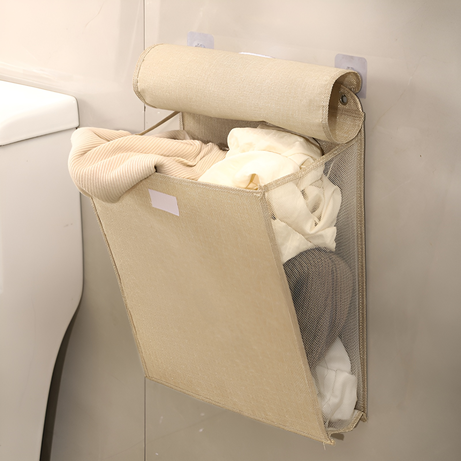 Haushaltskorb für schmutzige Kleidung mit großem Fassungsvermögen, Aufbewahrungskorb für Kleidung, S