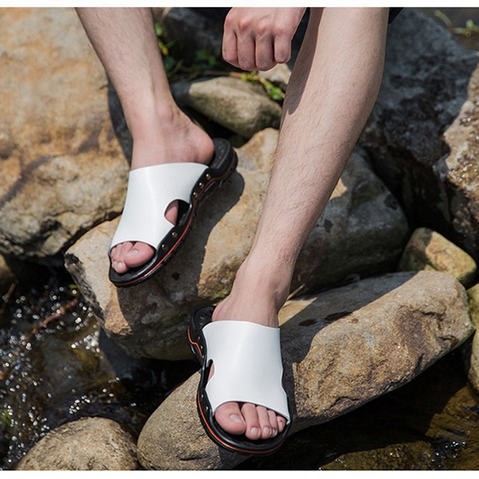 メンズ本革サンダル