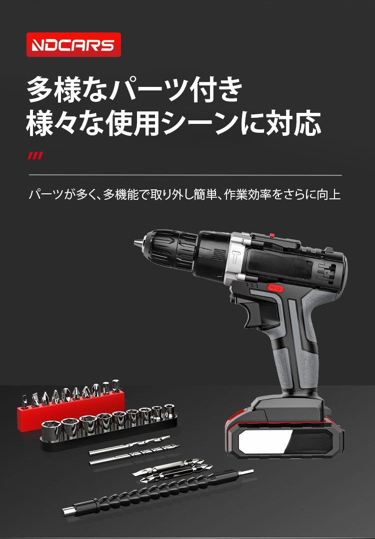 コンクリートに穴を開ける工業用電動ドリル