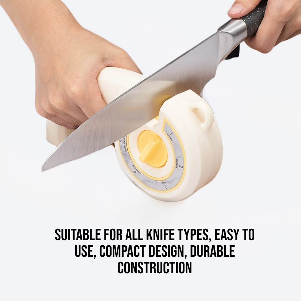 Multi functional kitchen knife sharpener