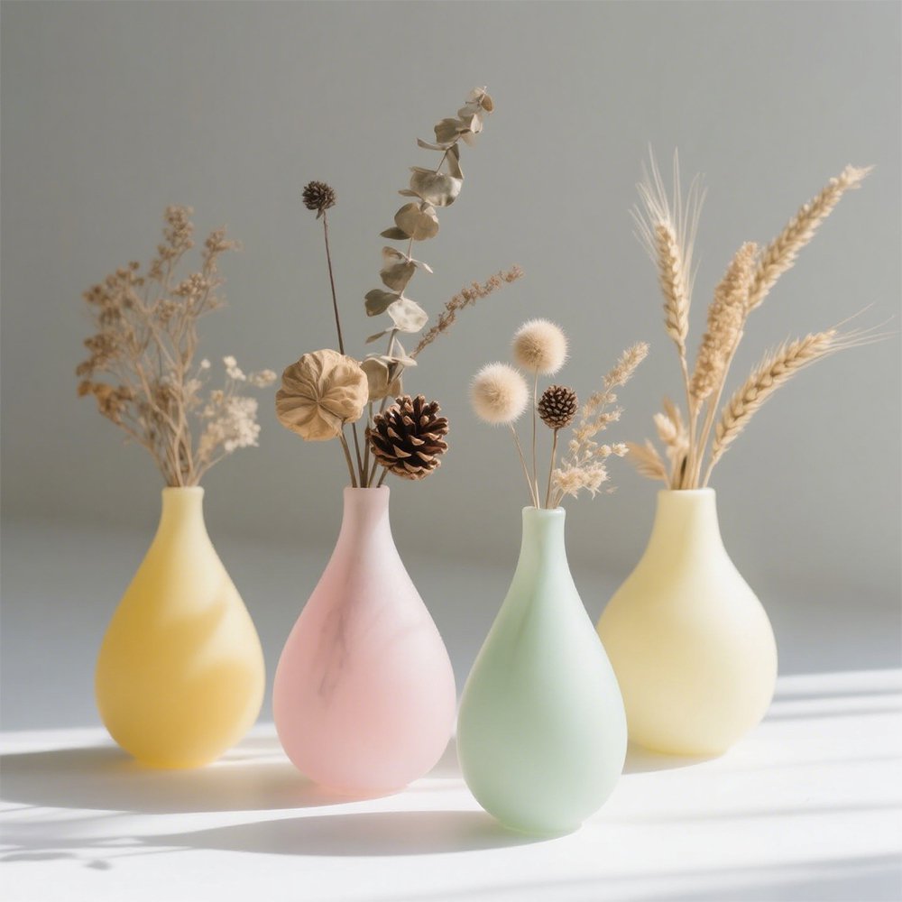 Keramik farbige Glasur simuliert florale dekorative Ornamente