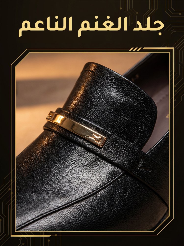 【نفس موديل المول】 حذاء نسائي بكعب عالٍ 6 سم من الجلد الناعم بمقدمة مربعة