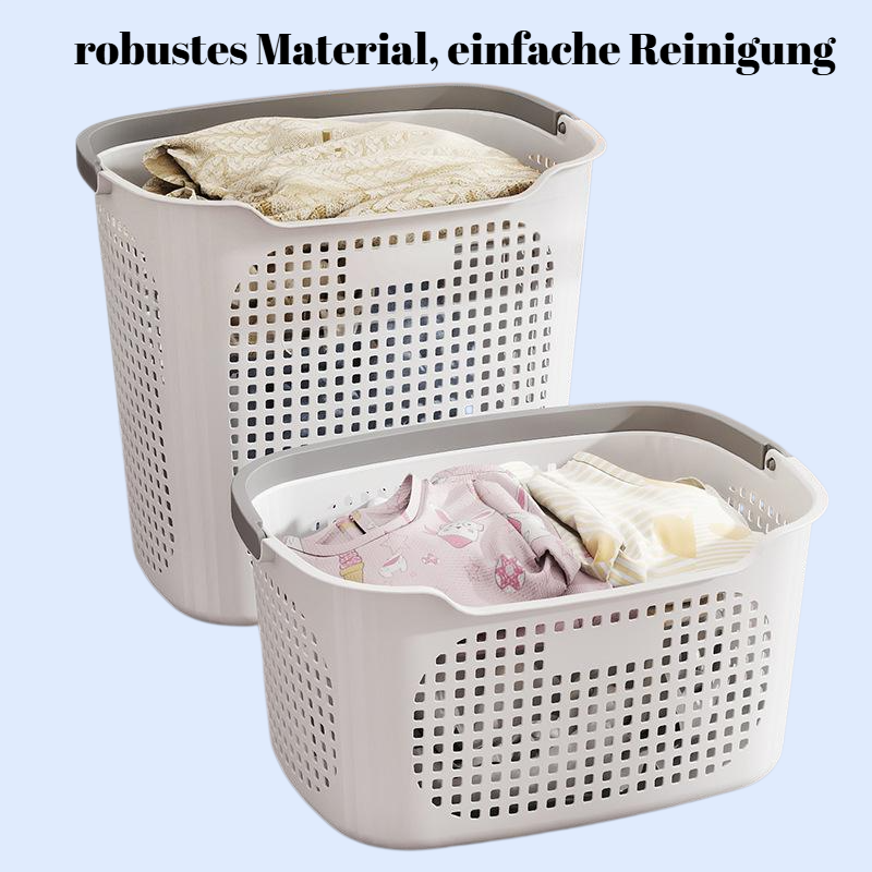 Haushalts-Wäschekorb, großer Schmutzwäschekorb, Aufbewahrungsbox für Kleidung im Bad