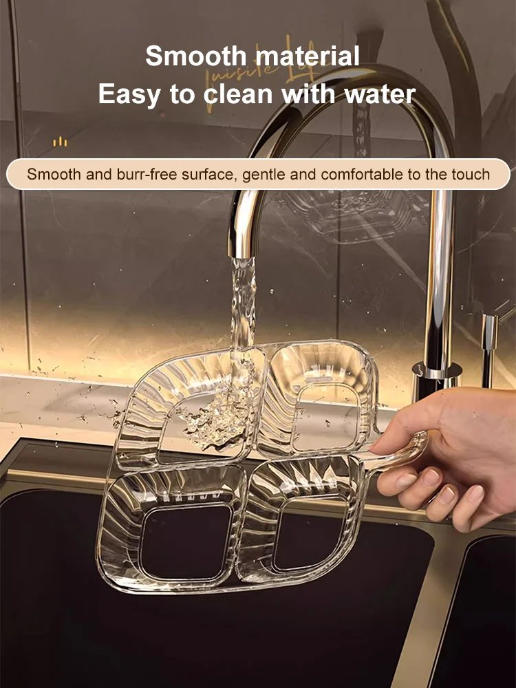 [Fashion Tableware] Multi-functional Divided Dinner Plate with Handle