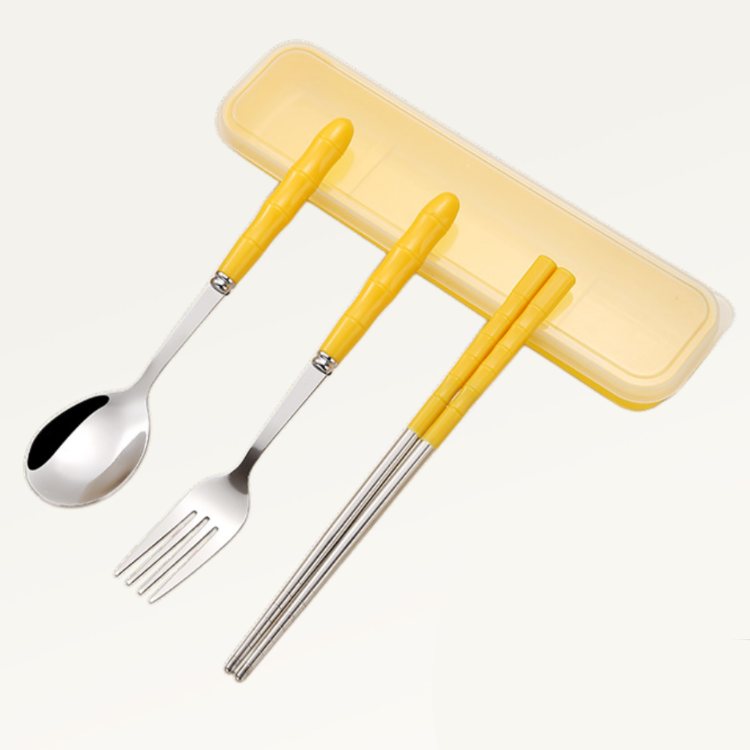 스테인리스 휴대용 식기 3종 세트