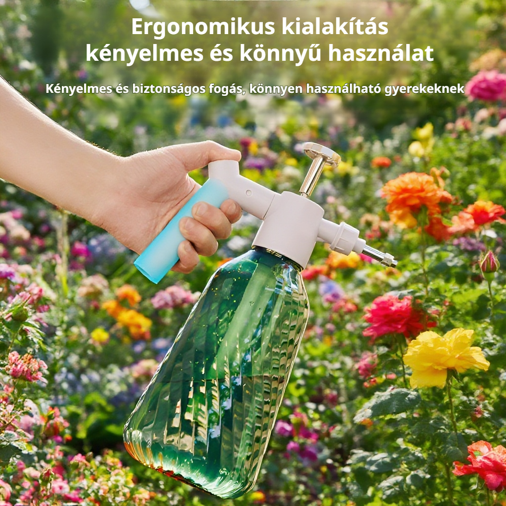 Könnyen kezelhető nyomásos permetező kanna