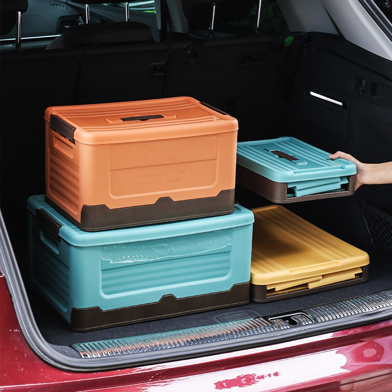 Portable car trunk storage solution for outdoors