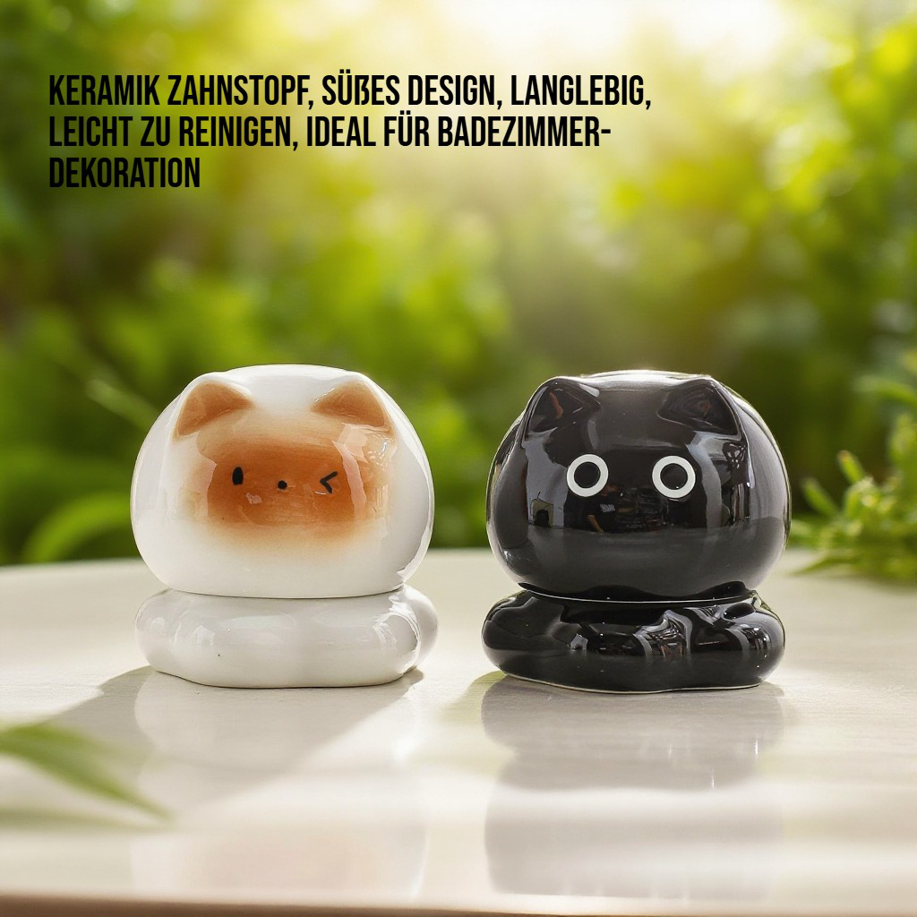 Süße Keramik Zahnstopf