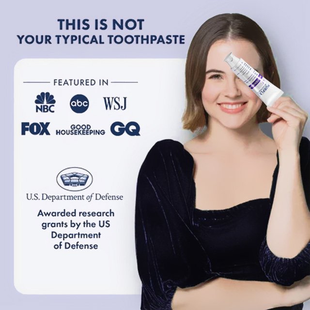 【Removes 250% of dental plaque】Color Correcting Whitening Toothpaste