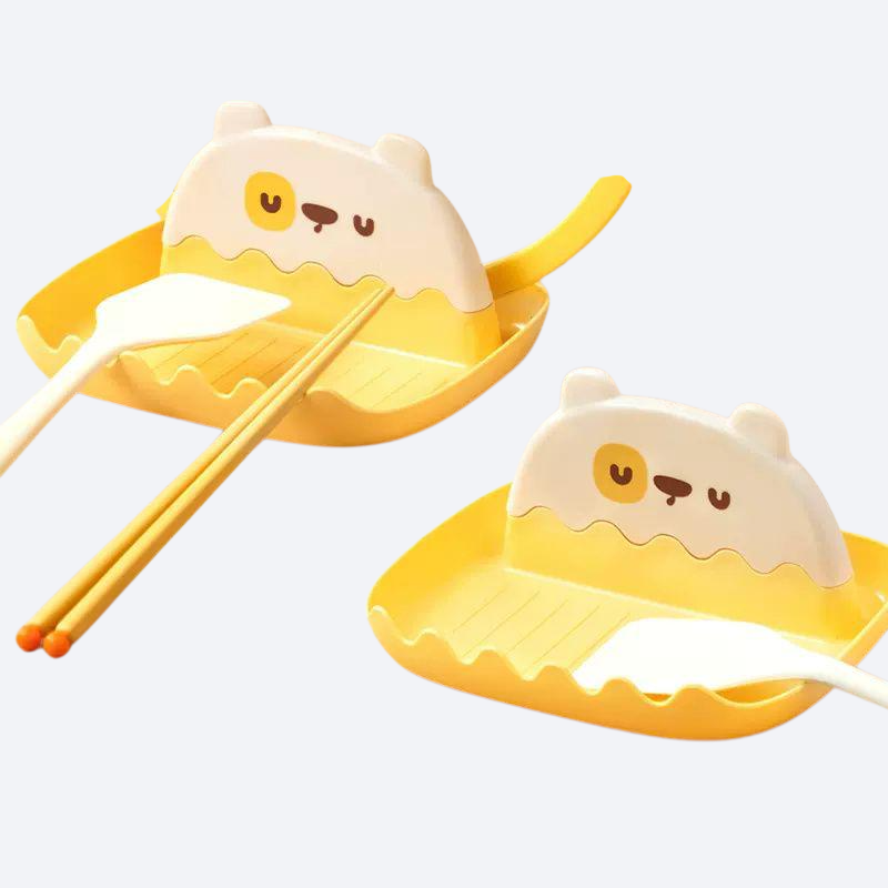 Kitchen lid storage rack