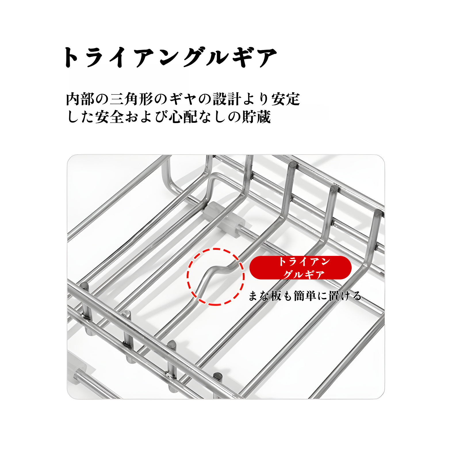 304ステンレススチールカップラックキッチンラックデスクトップ高価値テーブルサイド吊り下げティーカップ収納ラック排水ラック